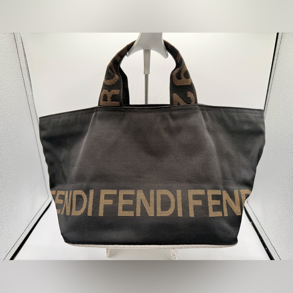 Fendi small Canvas Top Handle Bag